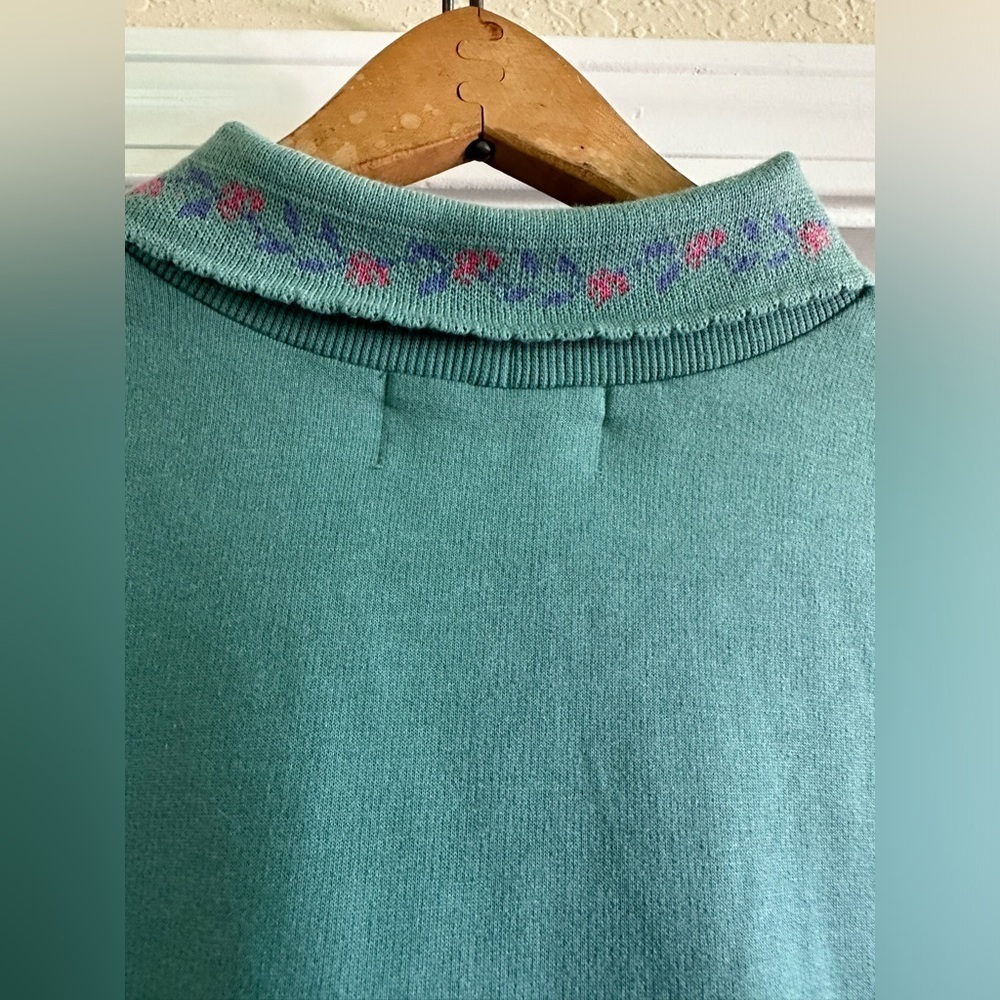 Alfred Dunner Vintage Embroidered Grandma Core Sweater. Size Med. EUC - Picture 6 of 9